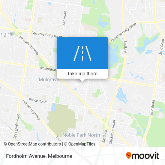 Fordholm Avenue map
