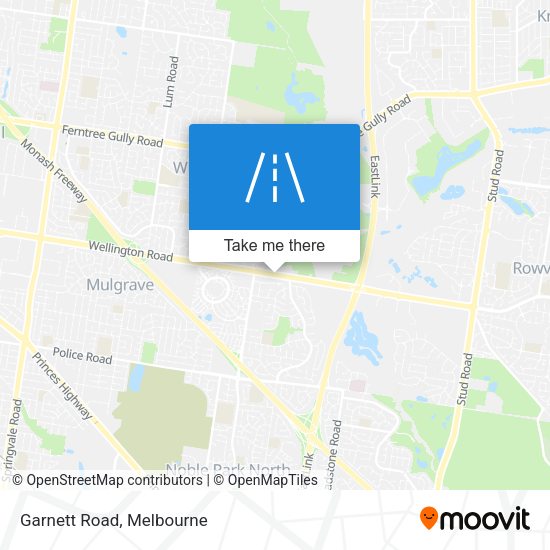 Garnett Road map