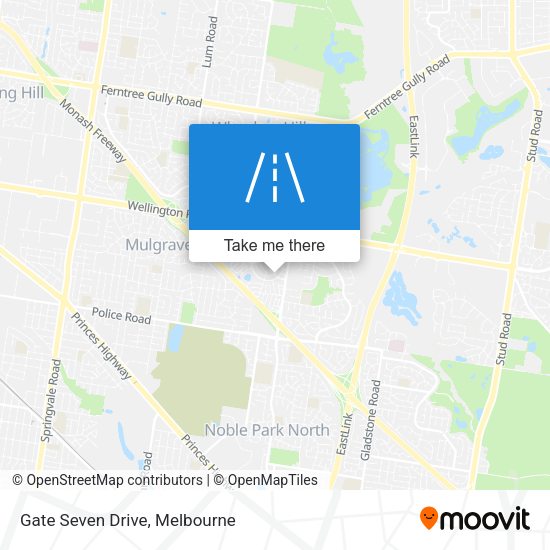 Gate Seven Drive map
