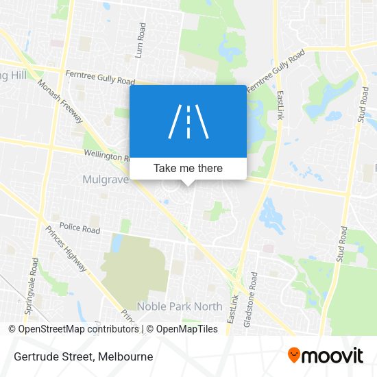 Gertrude Street map