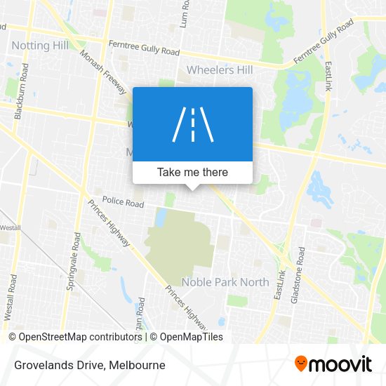 Grovelands Drive map