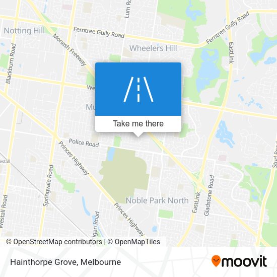 Hainthorpe Grove map