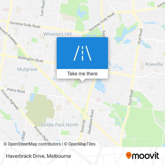 Haverbrack Drive map