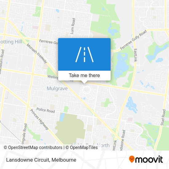 Lansdowne Circuit map