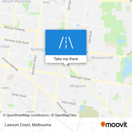 Lawson Court map