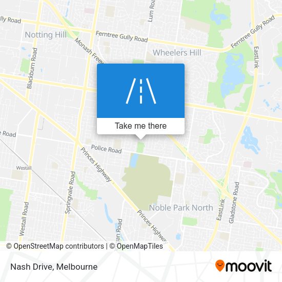 Nash Drive map