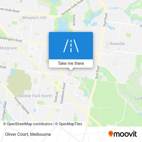 Oliver Court map
