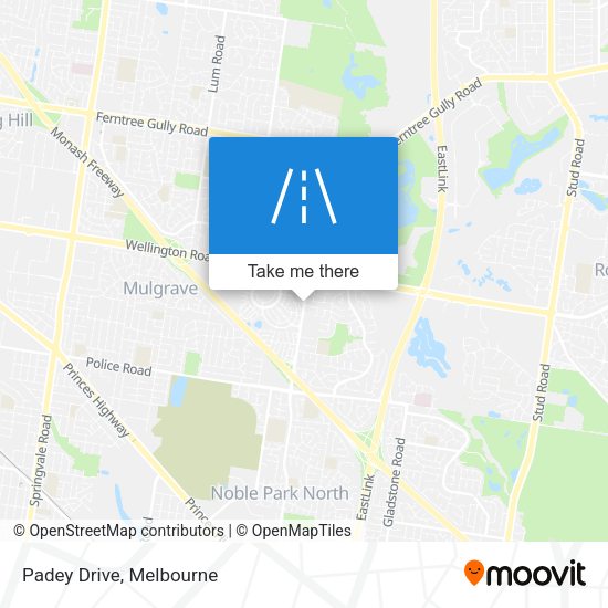 Padey Drive map