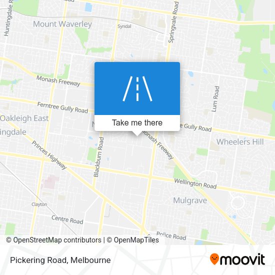 Pickering Road map
