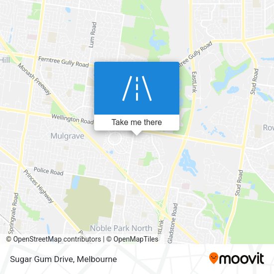 Sugar Gum Drive map