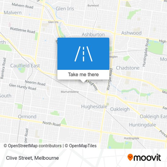 Clive Street map