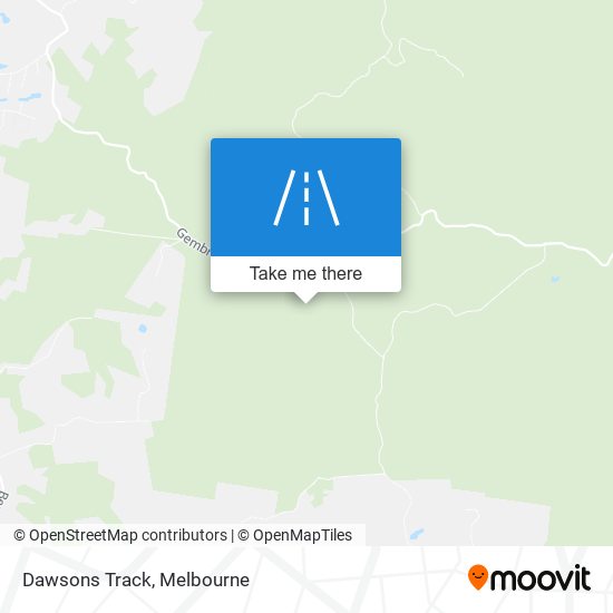 Dawsons Track map