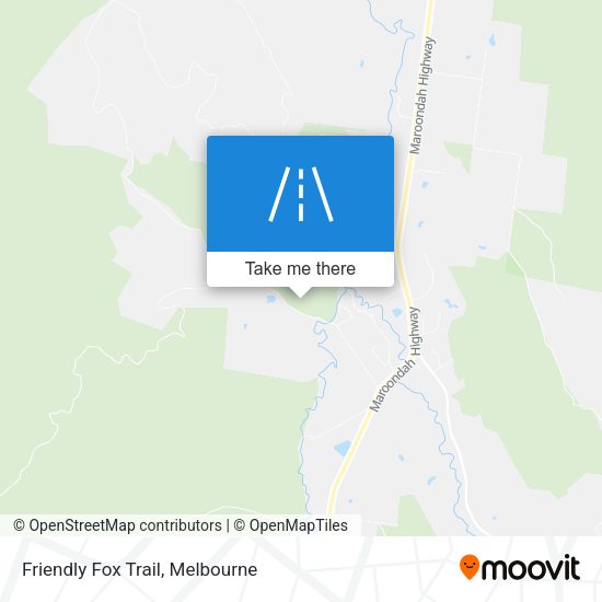 Friendly Fox Trail map