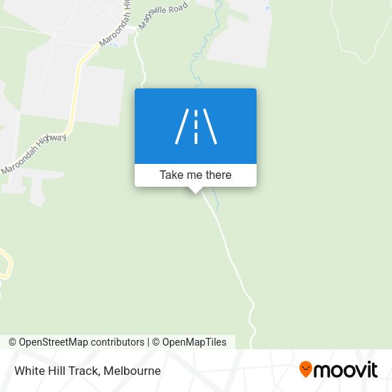 White Hill Track map