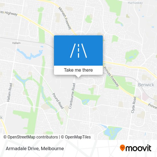 Armadale Drive map