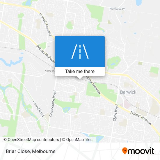 Briar Close map
