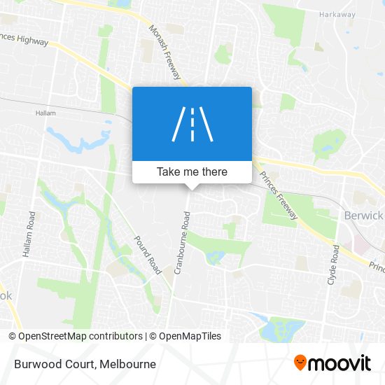 Burwood Court map