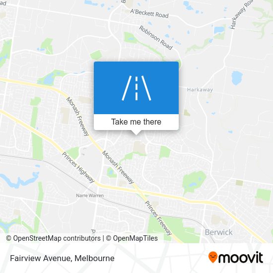 Fairview Avenue map