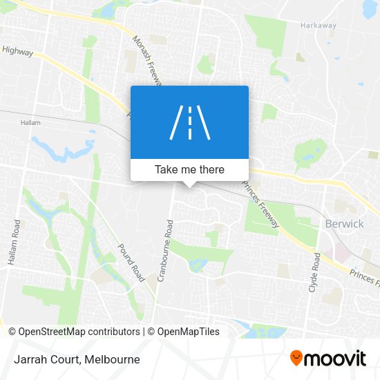 Jarrah Court map