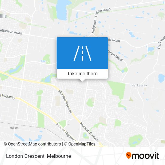 London Crescent map