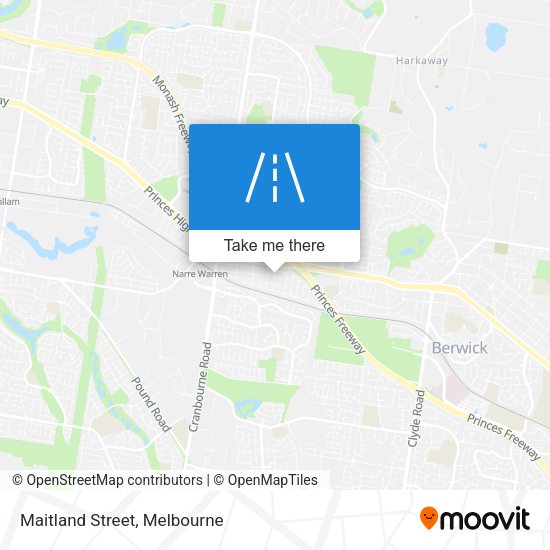 Maitland Street map