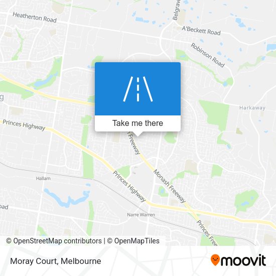 Moray Court map