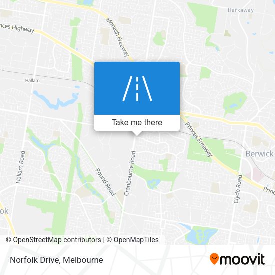 Norfolk Drive map