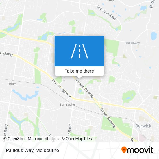 Pallidus Way map