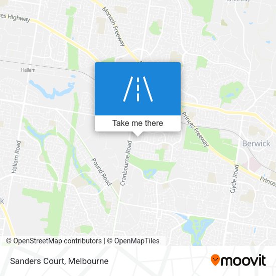 Sanders Court map