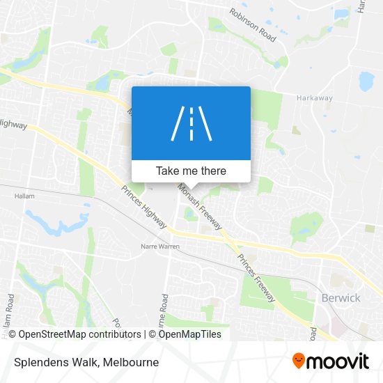 Splendens Walk map