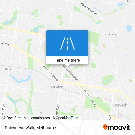 Splendens Walk map