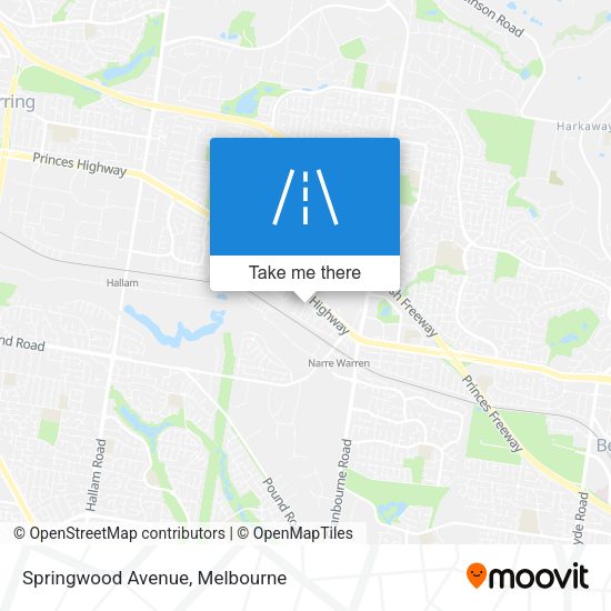 Springwood Avenue map