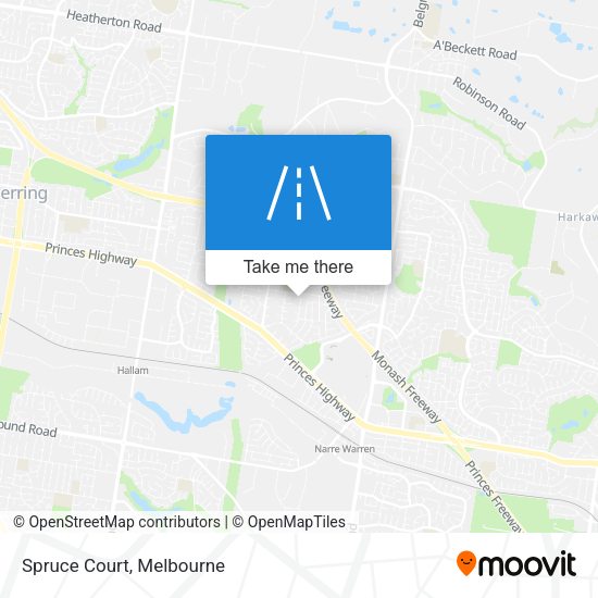 Spruce Court map