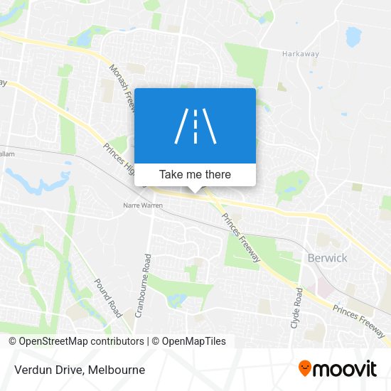 Verdun Drive map