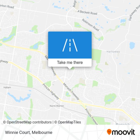 Winnie Court map
