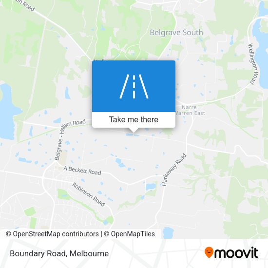 Boundary Road map