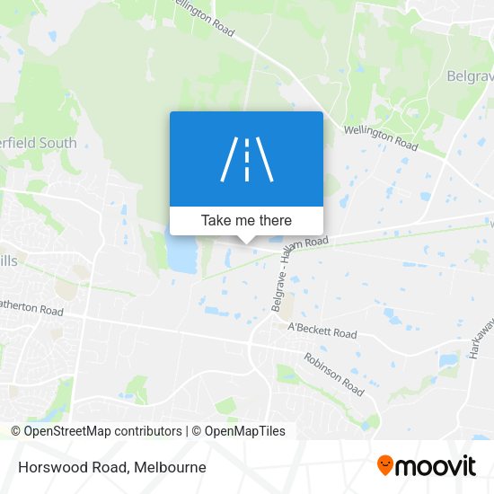 Horswood Road map