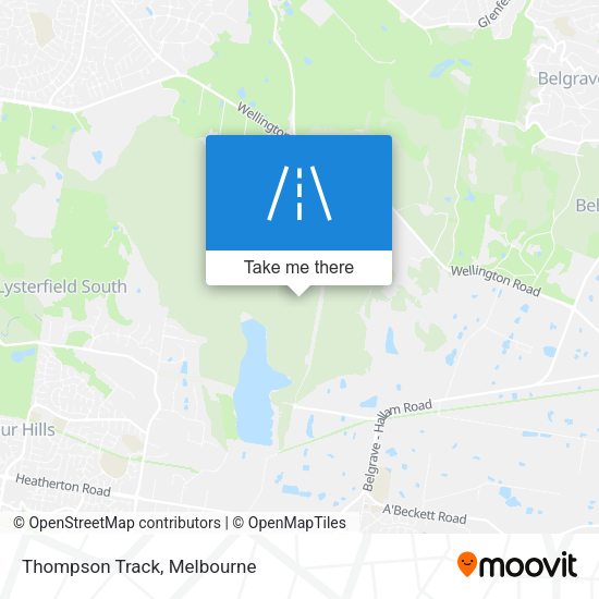 Thompson Track map