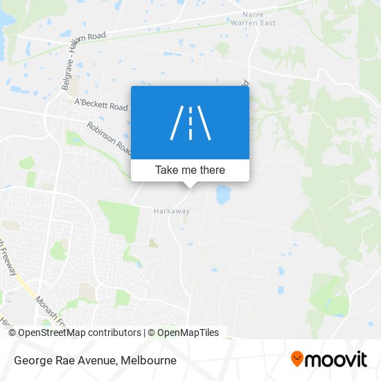 George Rae Avenue map