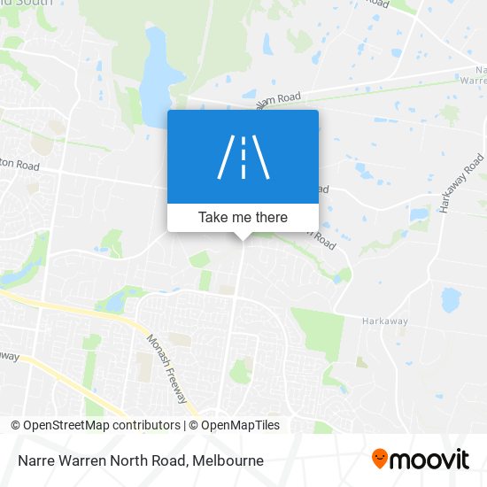 Mapa Narre Warren North Road