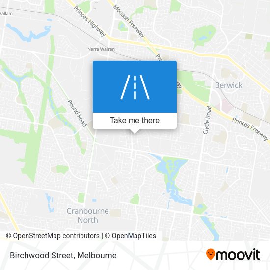 Birchwood Street map