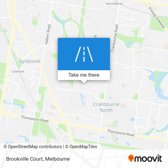 Brookville Court map