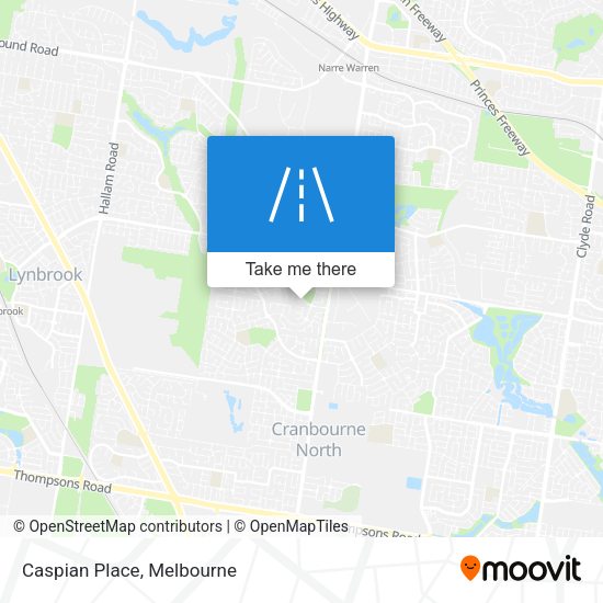 Caspian Place map