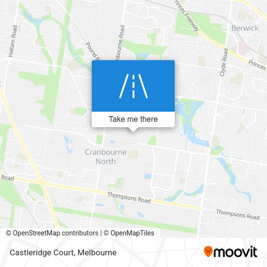 Castleridge Court map