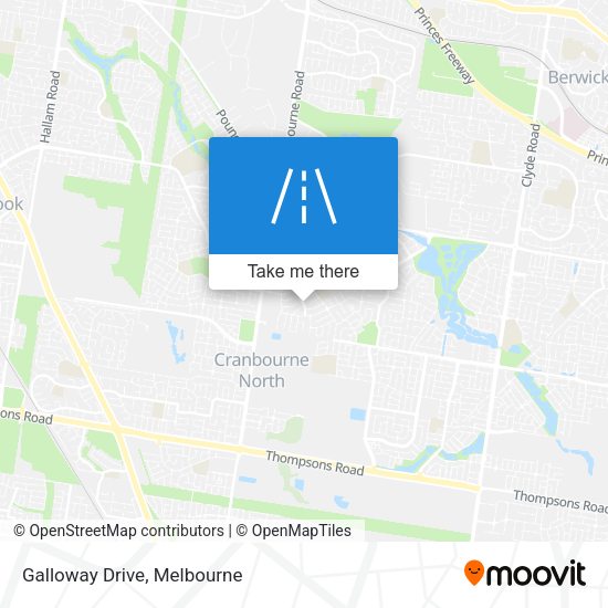 Galloway Drive map