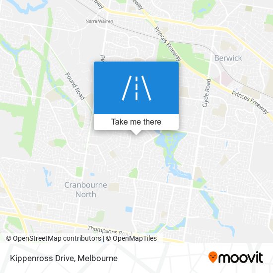 Kippenross Drive map