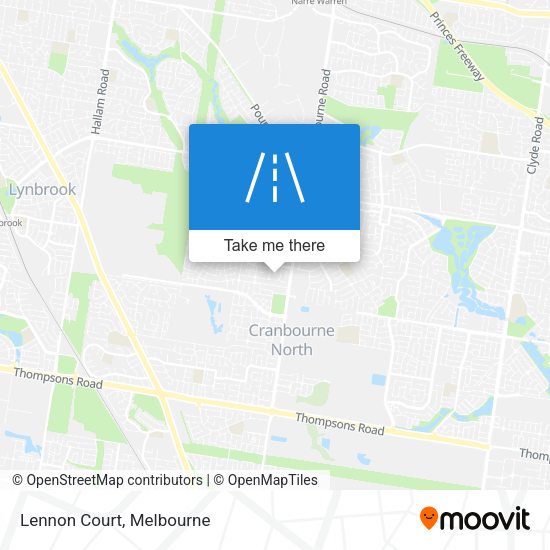 Lennon Court map
