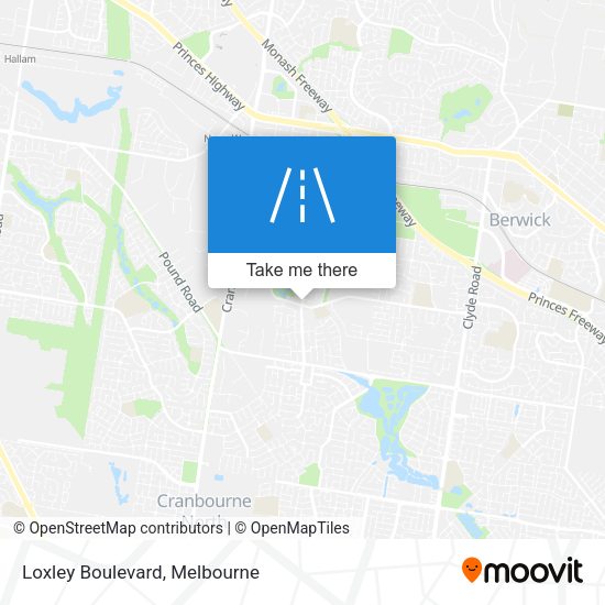 Loxley Boulevard map