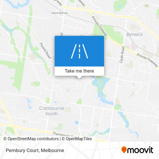 Pembury Court map