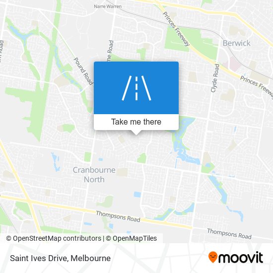 Saint Ives Drive map